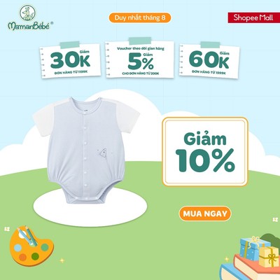 Body chip cộc La Pomme phi thuyền của bạn gấu - Sợi Petit Soyeu thoáng mát - Bé trai - 0M - 9M