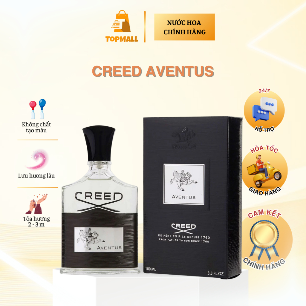 Nước hoa nam chính hãng Creed Aventus nam tính, đẳng cấp