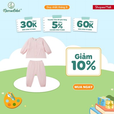 Set quà tặng sơ sinh La Pomme thỏ điệu - Bộ quần áo rời - 0M Hồng