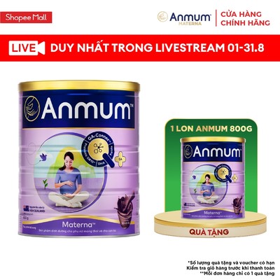[KOL] Sữa Bột Dành Cho Mẹ Bầu Anmum Materna Hương Chocolate 800g