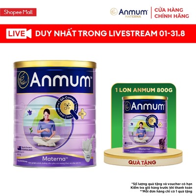 [KOL] Sữa Bột Dành Cho Mẹ Bầu Anmum Materna Hương Vanilla 800g