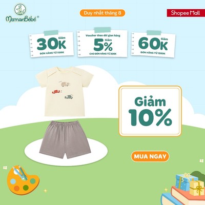 Bộ cộc tay La Pomme thế giới ô tô sành điệu - Sợi Natural Cotton thoáng mát - Bé trai - 6M - 5Y