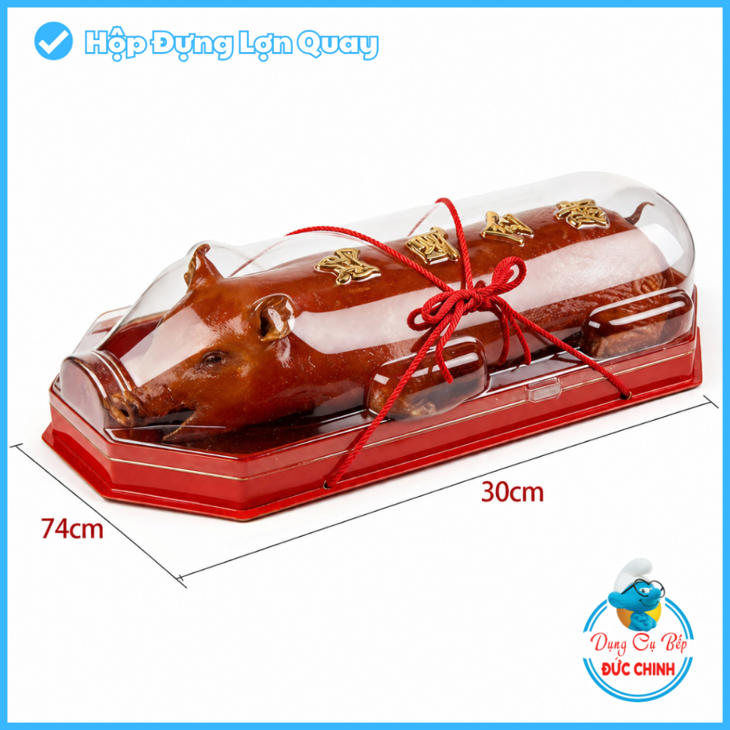 hộp đựng lợn quay, hộp đựng heo quay, hộp nhựa đựng heo quay