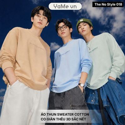 Áo Thun Nam Tay Dài The No Style 018 23349 |YaMe|