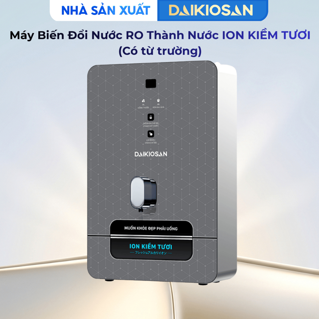 Máy Lọc Nước Daikiosan DN069 Biến Đổi Nước RO Thành Nước ION Kiềm Có Từ Trường – Hàng chính hãng