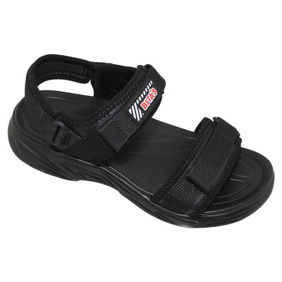 Sandal đế bằng bé trai Bita's SOBY.204 (Đen + Xám)