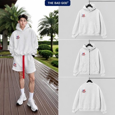 Áo Sweater/Hoodie/Hoodie Zip Local Brand THE BAD GOD New York Form Boxy Unisex Nam Nữ Chất Nỉ Dày Form Rộng Streetwear