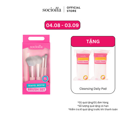 Bộ Cọ Trang Điểm Sociolla Travel Brush Set