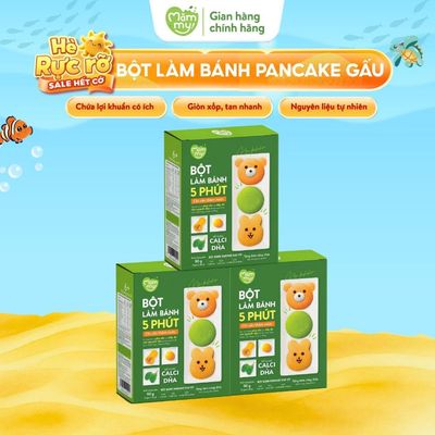 [DATE < 6 THÁNG] Combo 3 hộp bột làm bánh cho bé Mămmy làm bữa phụ bổ sung Canxi, tiện lợi cho bé 6 tháng