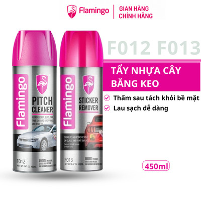 Xịt tẩy đa năng Flamingo F012/13 vết phân chim nh ự a đ ư ờ ng nh ựa cây, băng dán các loại trên nhiều bề mặt