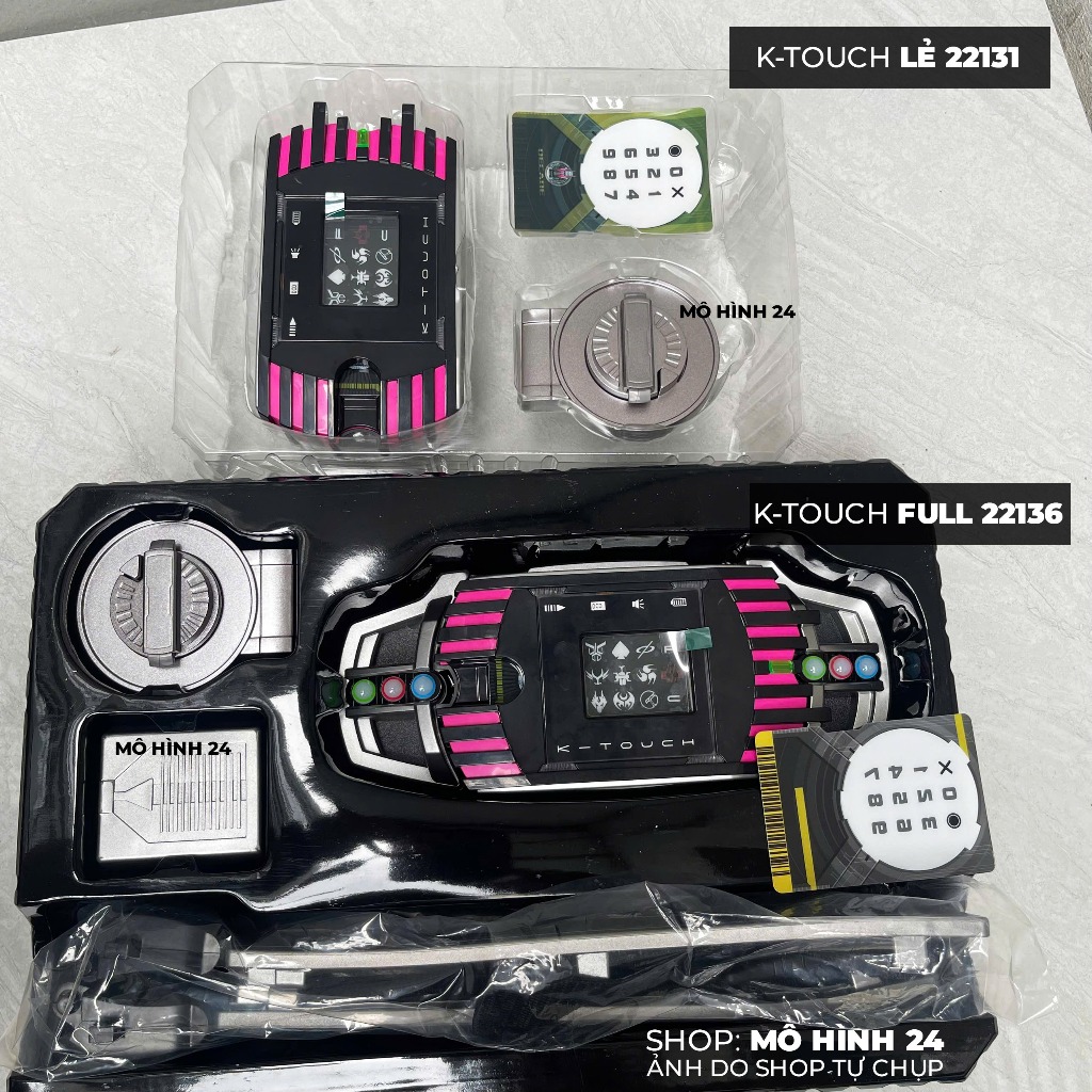 Mô Hình thắt Lưng Driver K-Touch gắn vào Decadriver Dark Riders Decade CSM Bootleg 2025 ver 2 kamen 