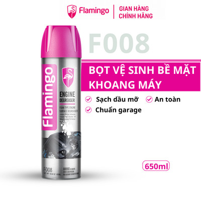 Xịt vệ sinh mặt máy khoang máy Flamingo dạn nước F009/ dạng bọt F008 650ml Hàng chính hãng