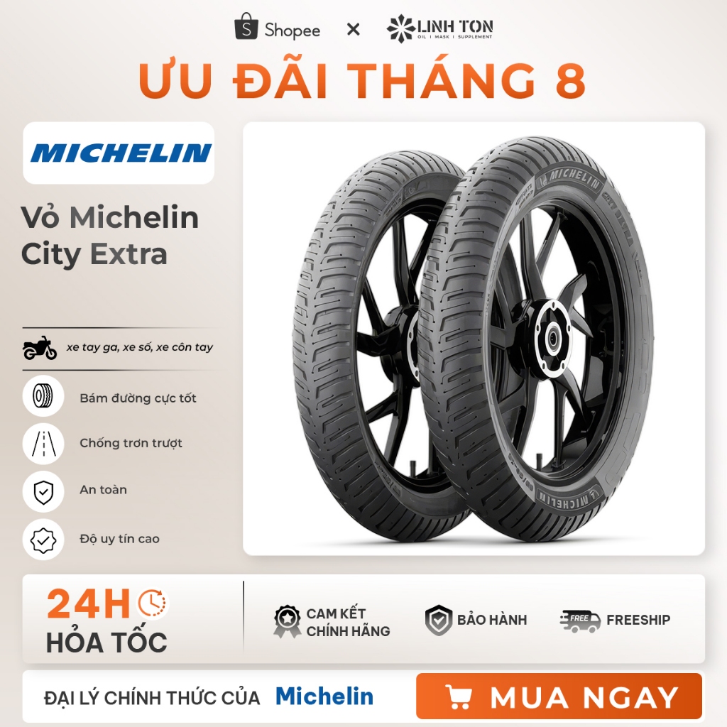 (City Extra Đủ mọi loại xe) Vỏ lốp xe Michelin City Extra cho xe ga xe số xe côn tay