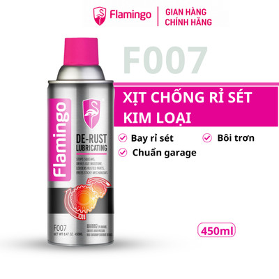 Bình xịt chống rỉ sét  Flamingo F007 giảm tiếng cọt kẹt, sử dụng nhiều vị trí