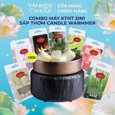 Combo Máy Khuếch Tán hương thơm 2in1 & Sáp thơm Candle Warmers 70.9 gram