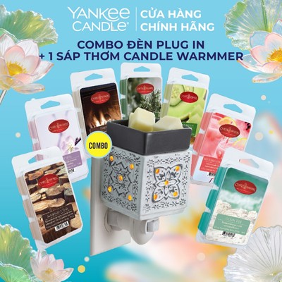 Combo Đèn Khuếch Tán Hương Thơm Plug In và Sáp thơm Candle Warmmer từ Yankee Candle