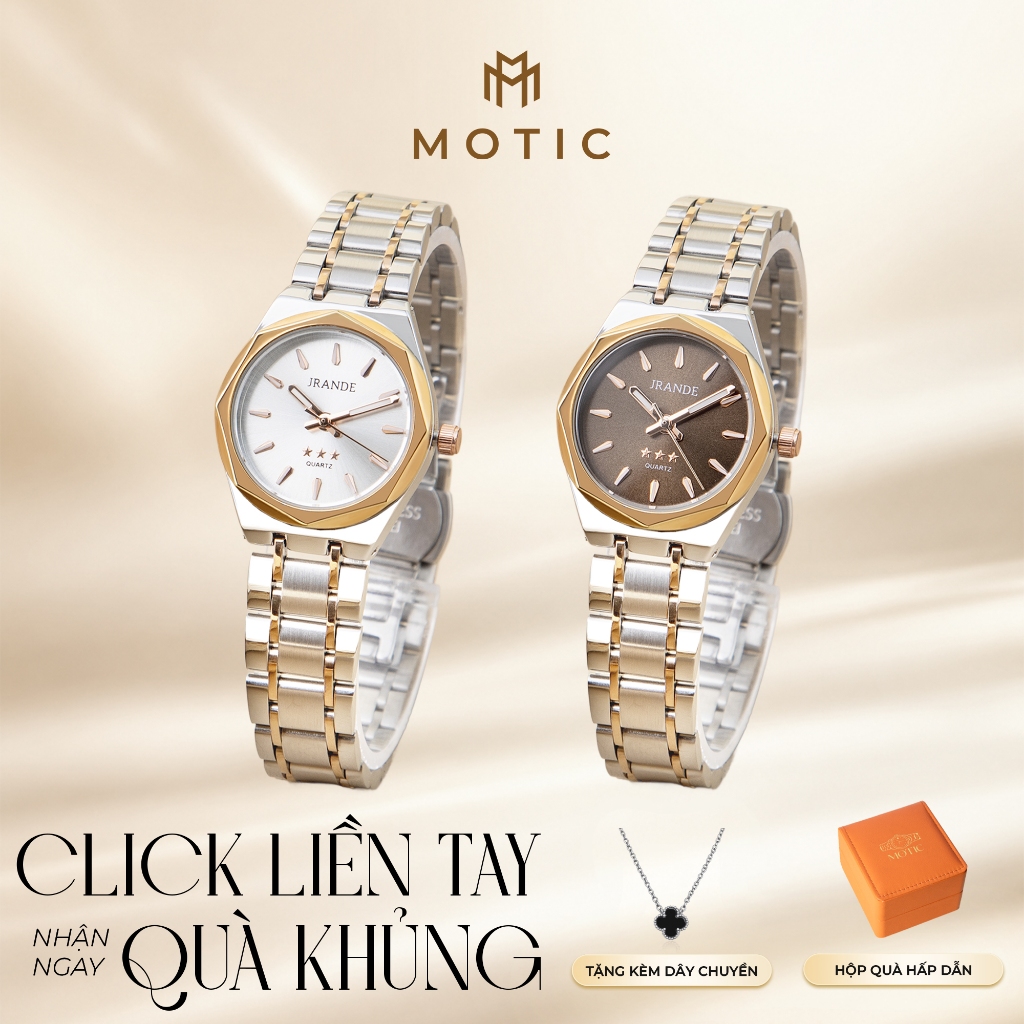 Đồng Hồ Nữ Jrande Dây Hợp Kim Cao Cấp Thời Trang Quý Phái Sang Trọng - 9778 | MOTIC
