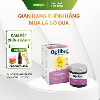 Optibac Viên Uống Pregnancy Probiotics Bổ Sung Lợi Khuẩn Cho Mẹ Bầu 30 Viên