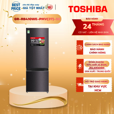 GR-RB410WE-PMV(37)-SG | Tủ lạnh Toshiba INVERTER 325 lít GR-RB410WE-PMV(37)-SG - Hàng chính hãng