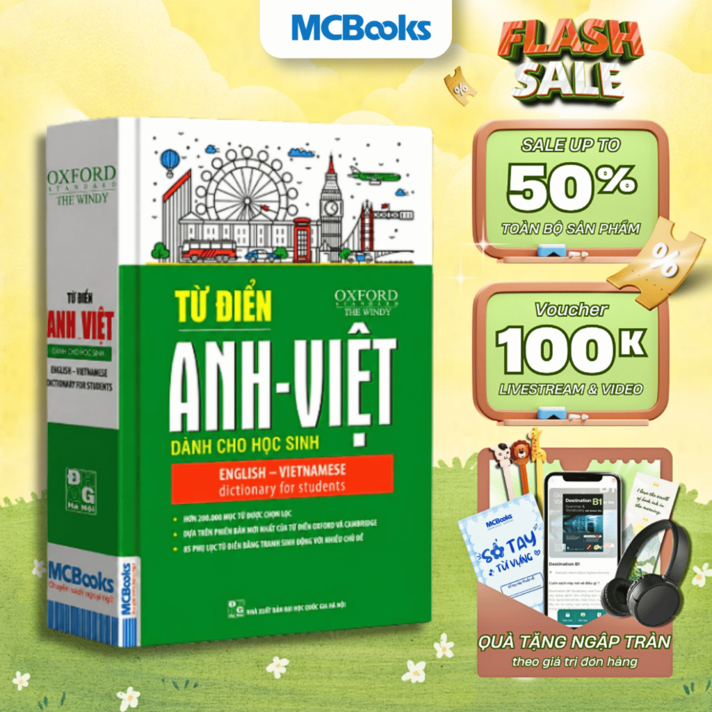 Sách - Từ điển Anh - Việt dành cho học sinh - Mcbooks Chính Hãng