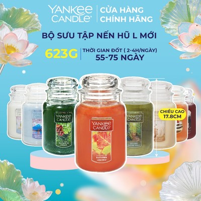 Nến thơm hũ Yankee Candle size L - BST mùi hương mới (623g)
