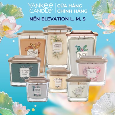 Nến thơm Sáp đậu nành Elevation Yankee Candle (tùy chọn size & mùi hương)