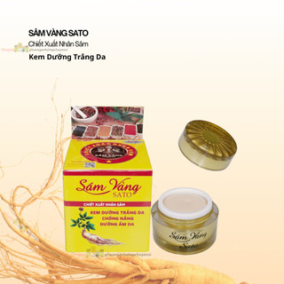 Kem sâm vàng trắng da sato chiết xuất nhân sâm 6g