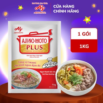 [CHÍNH HÃNG] Hỗn hợp tăng vị Bột ngọt AJI-NO-MOTO® Plus Hạt nhỏ 1Kg/gói