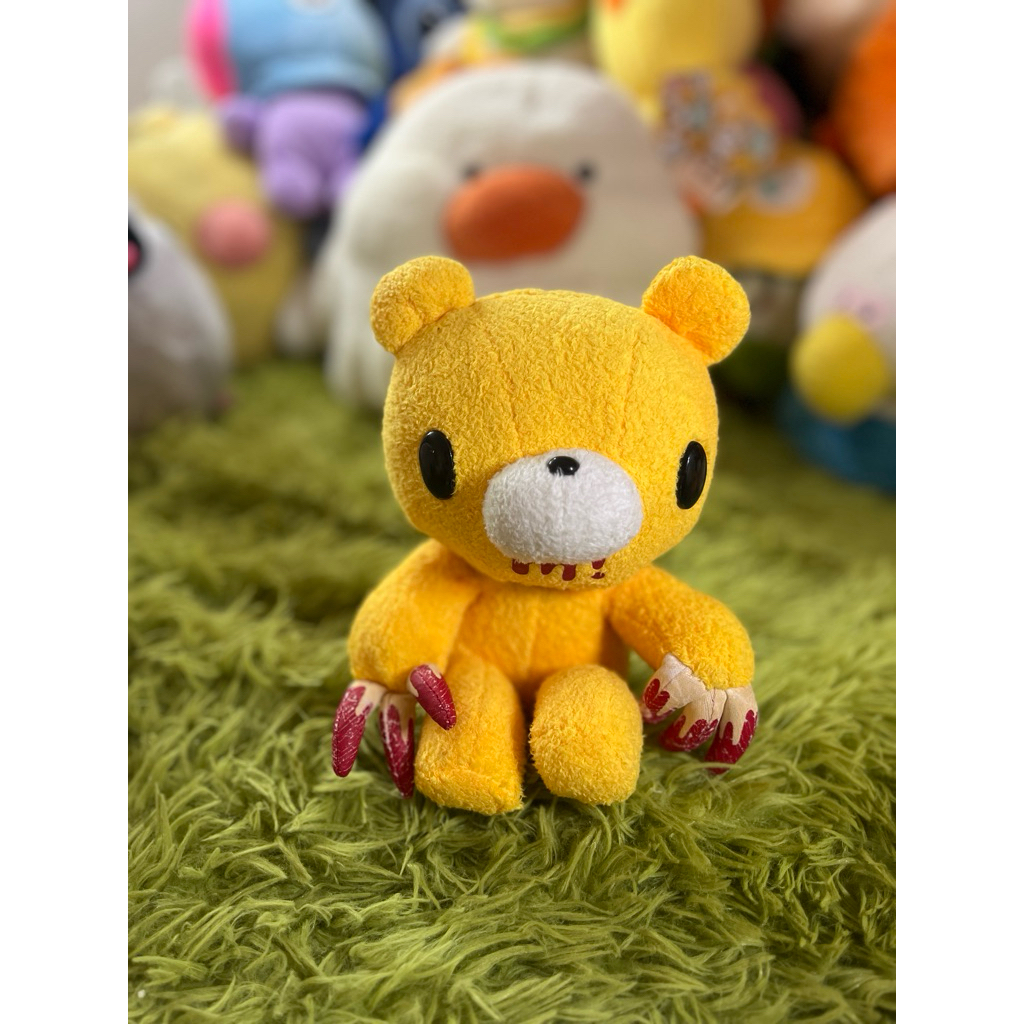 Gấu bông hình gấu má u Gloomy bear màu vàng
