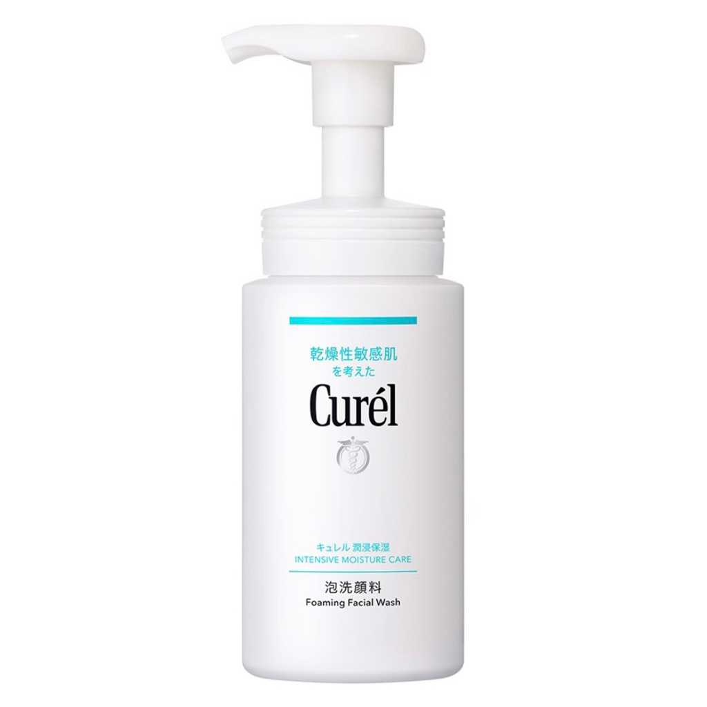 Sữa rửa mặt tạo bọt cấp ẩm chuyên sâu Curel Intensive Moisture Care Foaming Facial Wash 150ml
