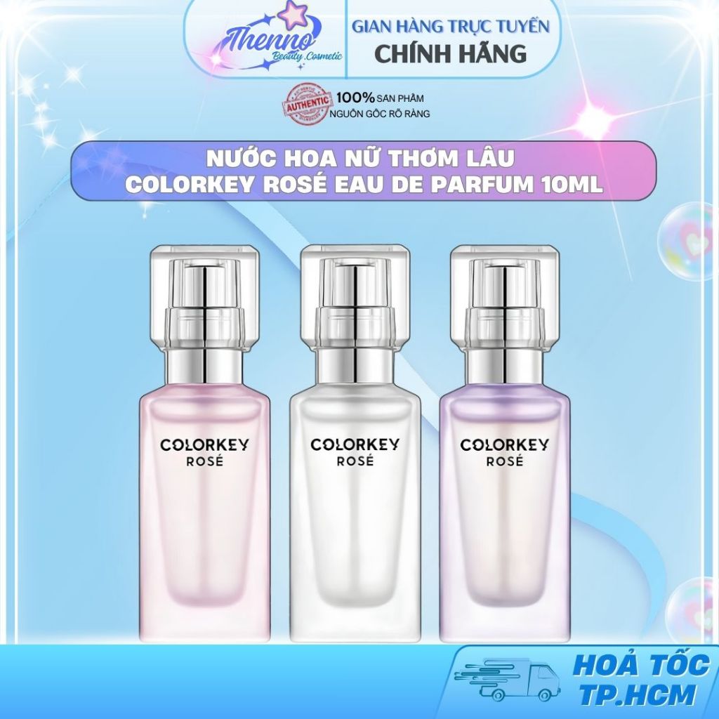 Nước Hoa Nữ Thơm Lâu Colorkey Rosé Eau De Parfum 10ml