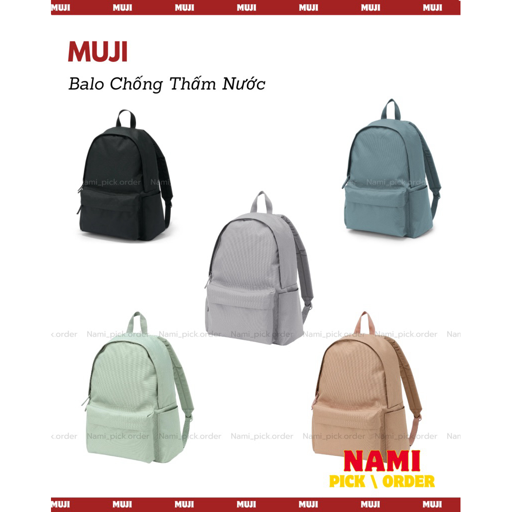 [ ORDER ] Balo MUJI Chính Hãng | 5 màu siu HOT