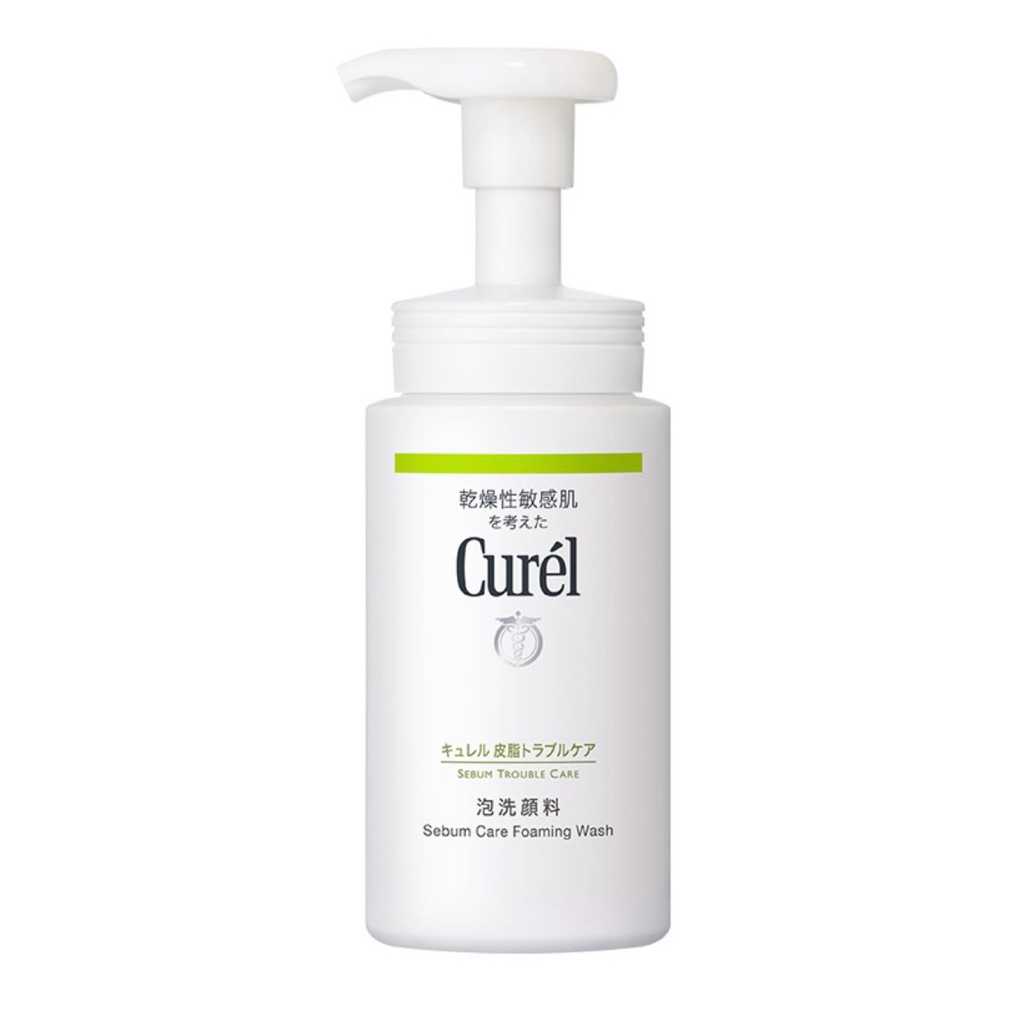 Sữa rửa mặt dạng bọt Curel Sebum Trouble Care 150ML dành cho da dầu