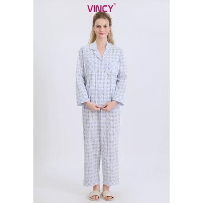 BKD13W5K01-BỘ DÀI KATE VỚI THIẾT KẾ CỔ PIJAMA PHỐI BÈO TINH TẾ MANG ĐẾN VẺ ĐẸP DUYÊN DÁNG,TRẺ TRUNG VÀ TẠO CẢM GIÁC THOẢ
