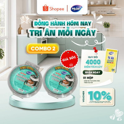 [COMBO] Giấy bạc lót nồi chiên không dầu MyJae (Dạng tròn)