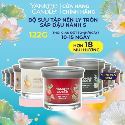Nến ly tròn sáp đậu nành Yankee Candle size S (122g) - BST mùi hương mới
