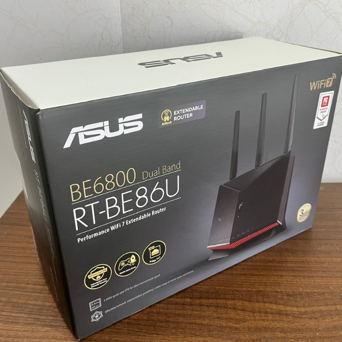 Đã sử dụng - ASUS RT-BE86U | BE6800 | WlFl 7 | Dual band |  AiMesh