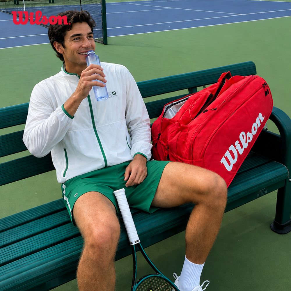 Wilson Men Light Track Jacket Áo Khoác Nam Thể Thao WM20058512