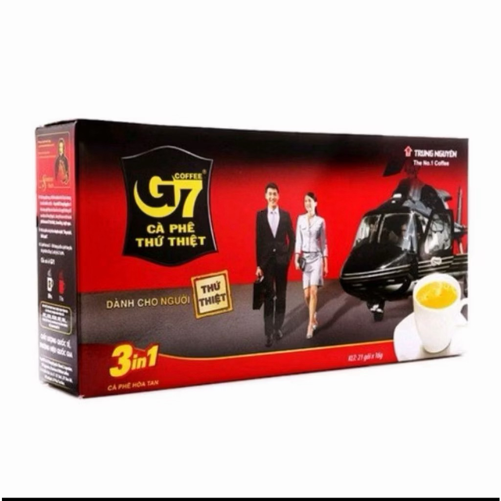 Thùng 24 Hộp Cafe Hoà Tan G7 3in1 - Hộp 21 gói 16g Trung Nguyên ( Bao Bì Mới) - Tạp hoá Minh Huy 68