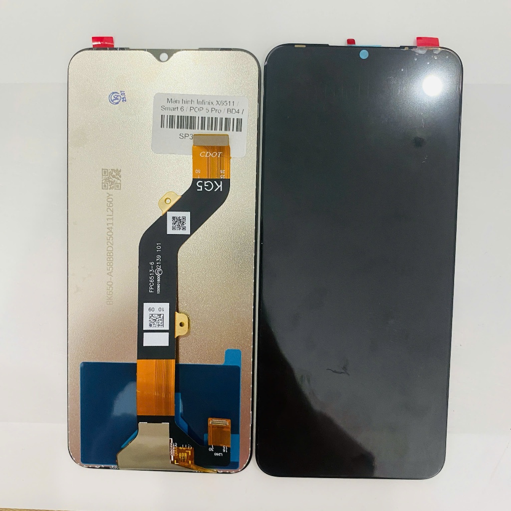 MÀN HÌNH INFINIX X6511/BD4J/POP 5 PRO/BD4 TECNO POP 5 LITE/SMART 6/KG5 (SPARK GO 2022)/BD4A/X6511E