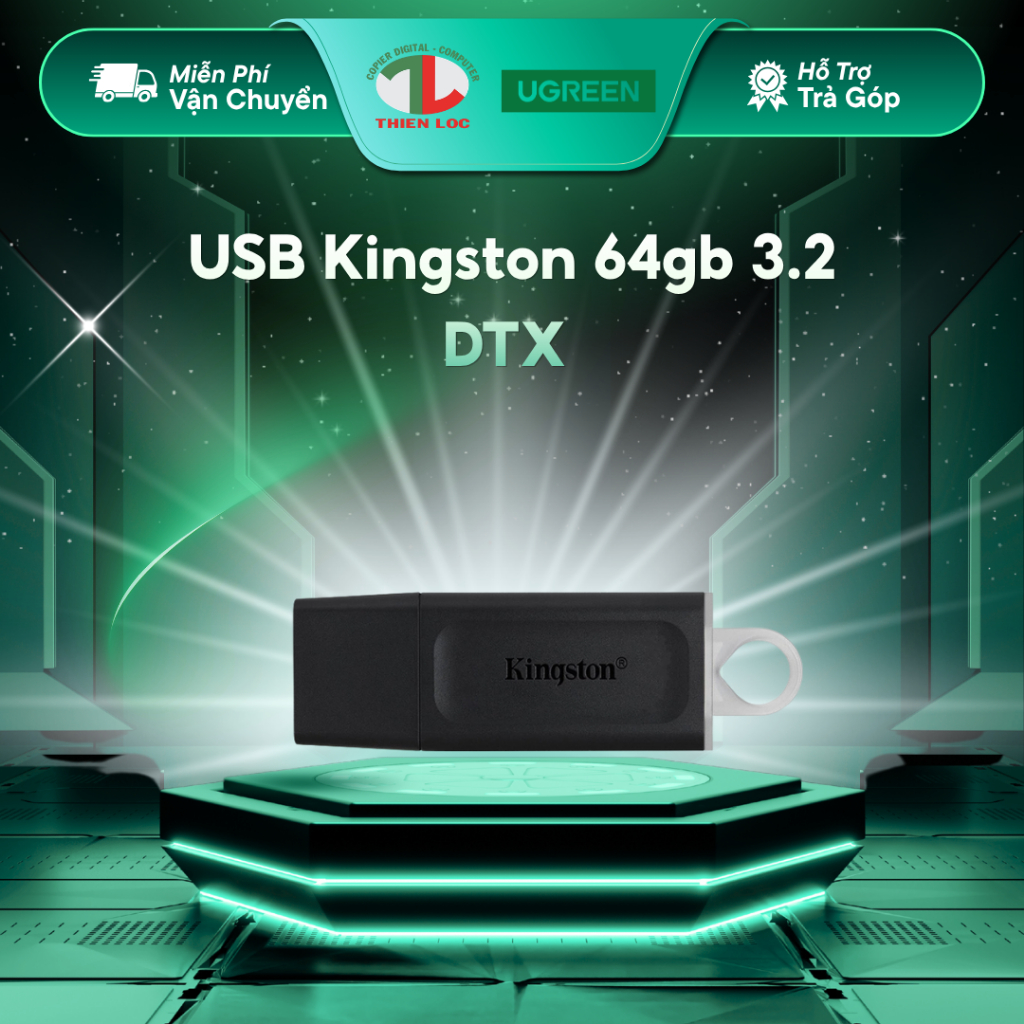 USB Kingston 64gb 3.2 DATATRAVELER EXODIA DTX/64GB