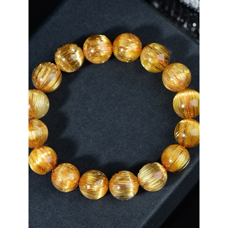 [Rutilated Quartz] Vòng tay, lắc tay thạch anh tóc vàng - thạch anh tóc vàng tự nhiên