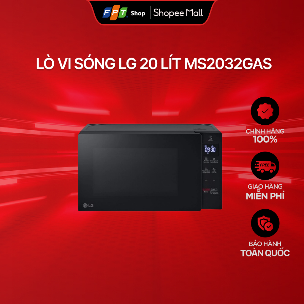 Lò vi sóng LG 20 lít MS2032GAS