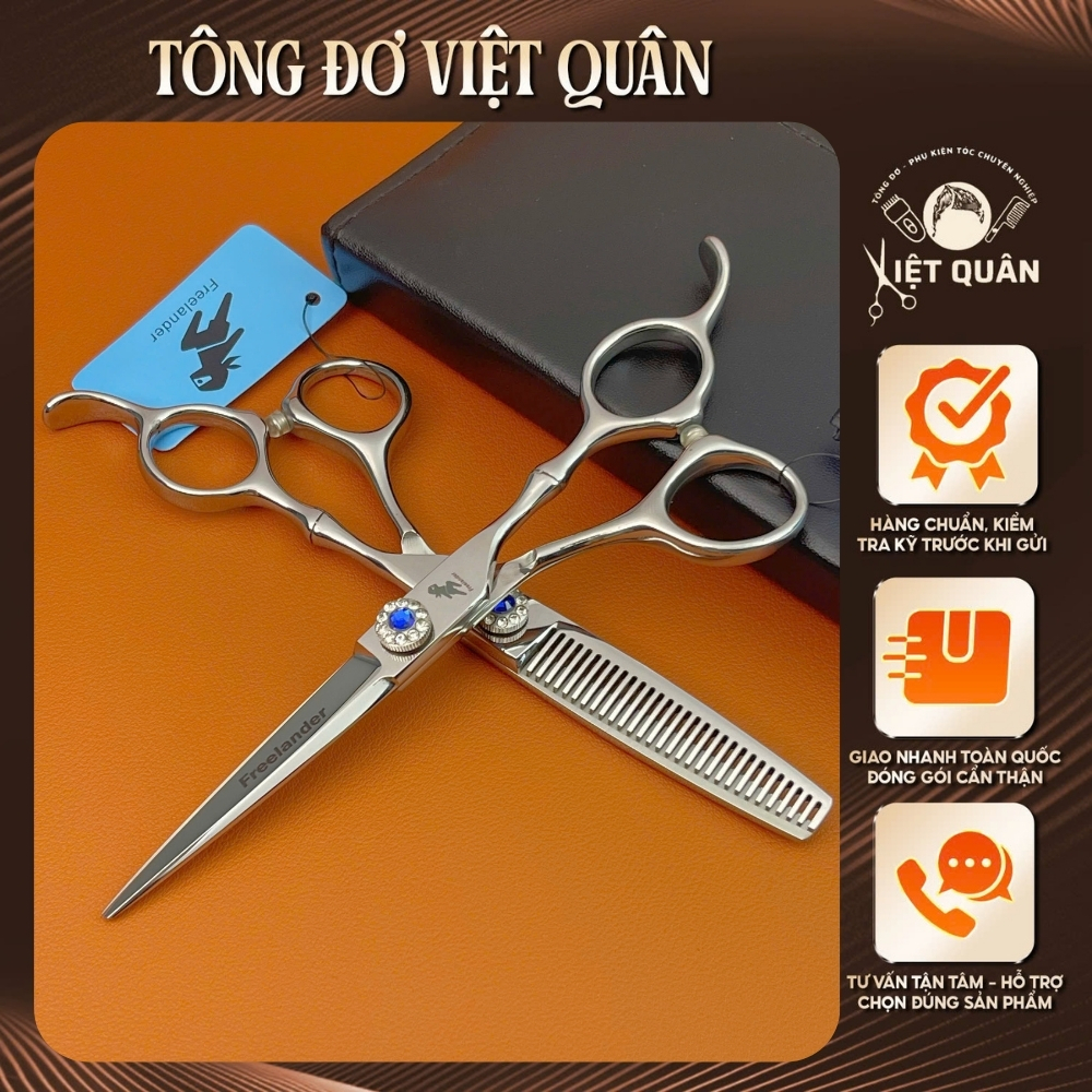 Bộ Kéo Cắt Tỉa Tóc Sắc Bén, Thép Không Gỉ FR05-Mua Nhiều Giá Tốt