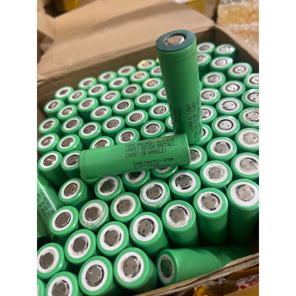 Pin 18650 samsung 25R xả cao tháo khối 2500mah