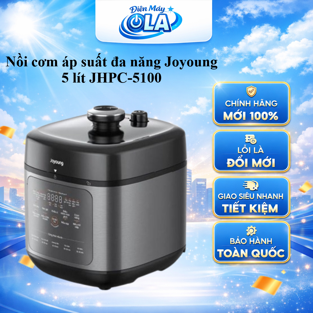 (TOÀN QUỐC) - JHPC-5100 - Nồi cơm áp suất đa năng Joyoung 5 lít