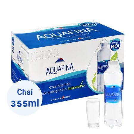 Nước Suối Aquafina 355ml - Thùng 24 chai