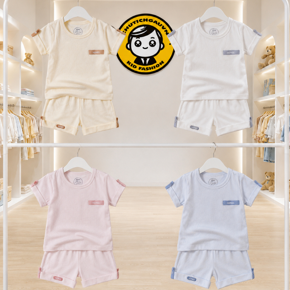 HONEE, HRNEE - Bộ cộc tay hrnee cho bé