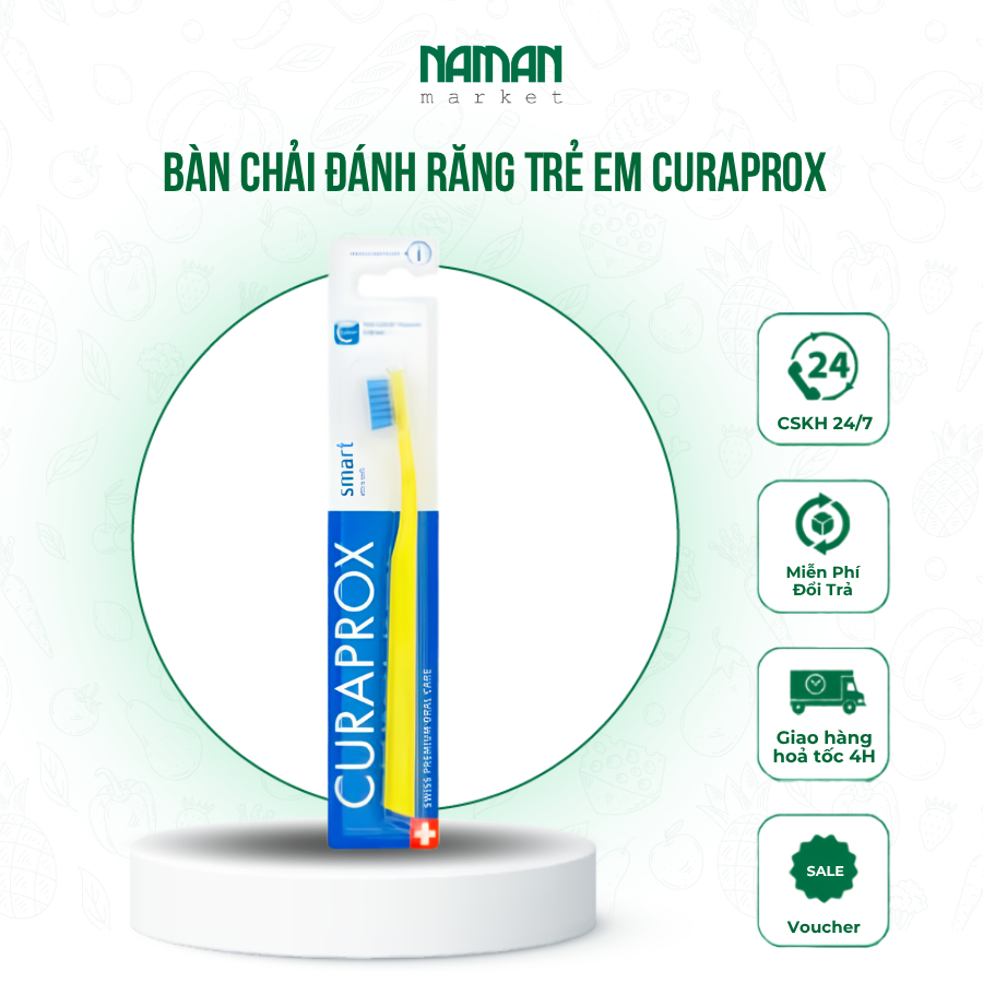 Bàn Chải Đánh Răng Trẻ Em Curaprox - Nam An Market