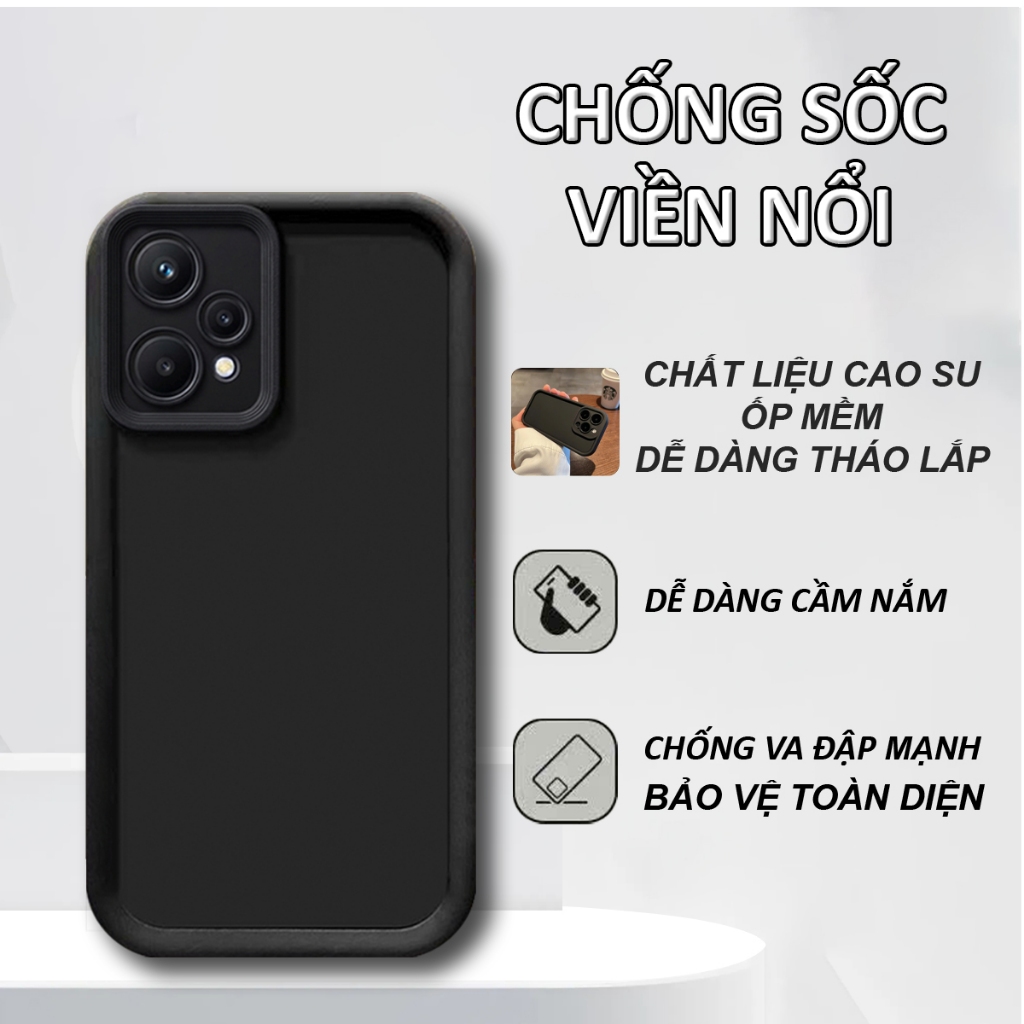 Ốp lưng Realme 9 , 9 Pro 5G , 9 Pro Plus 5G , Q5 TPU mềm viền cao chống va đập bảo vệ toàn diện-HD S